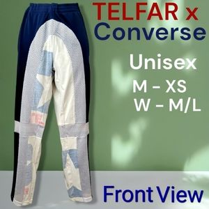 NWOT Telfar x Converse Track Pants Mens XS Womens M/L Boys XL Navy White